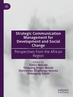 cover image of Strategic Communication Management for Development and Social Change